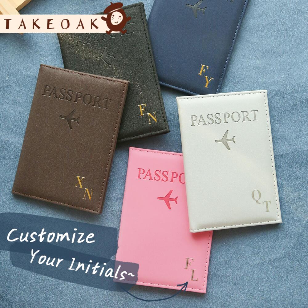 Travel Accessories Hong Kong - Porta Passaporto Personalizzato con Due Iniziali,