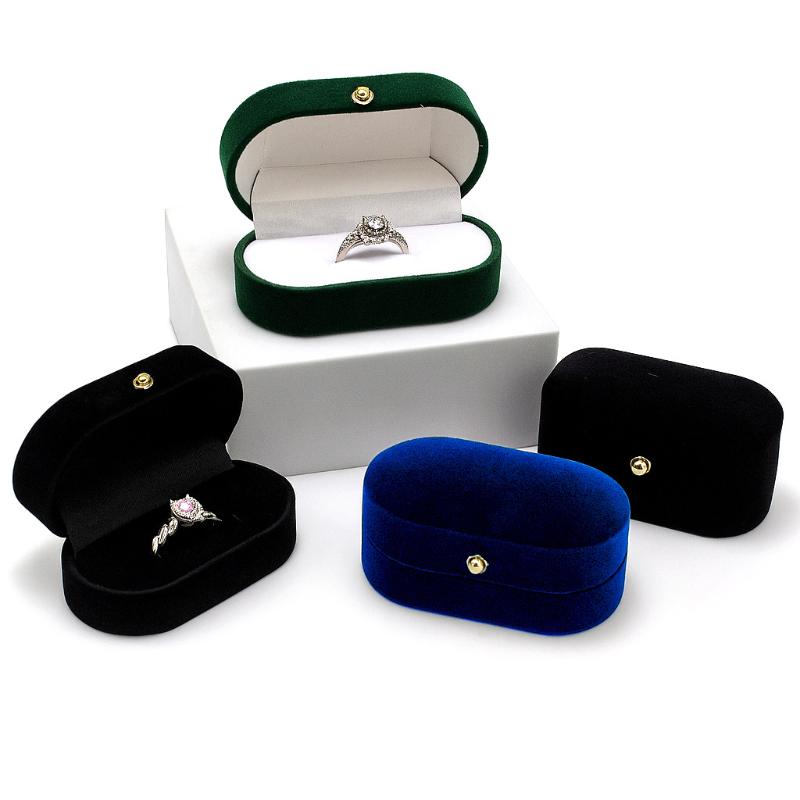 Accessories Travel Jewelry Box - Mini Scatola in Feltro per Anelli,