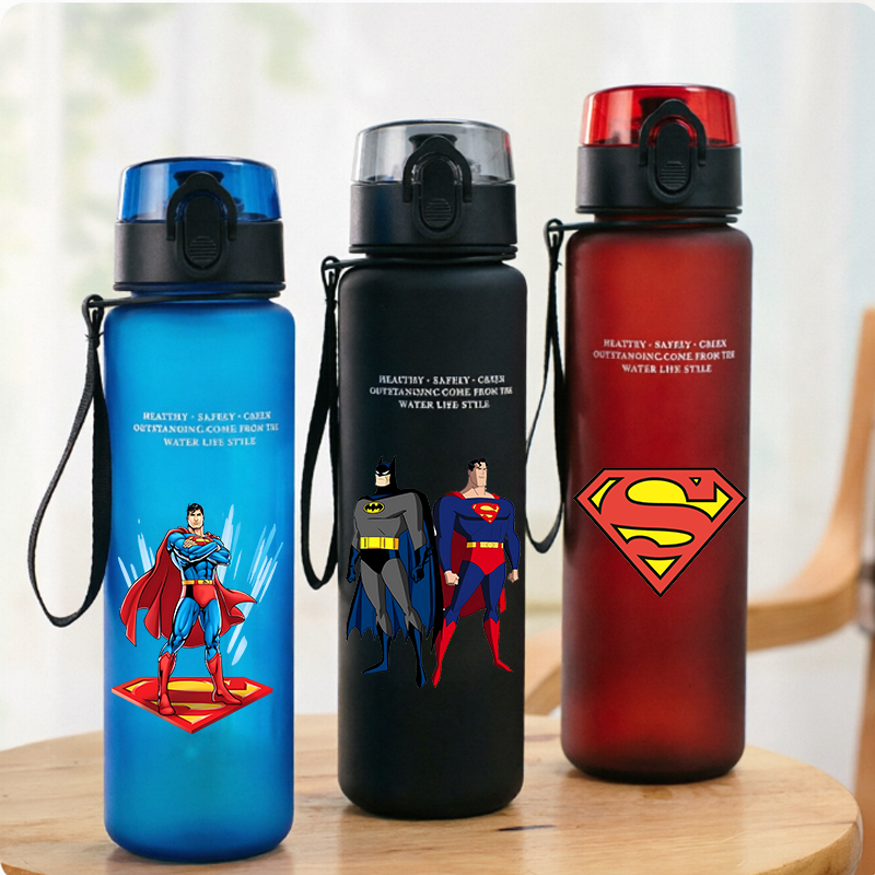 Travel Accessories Gifts - Borraccia Sportiva Superman da 650ml, Bottiglia