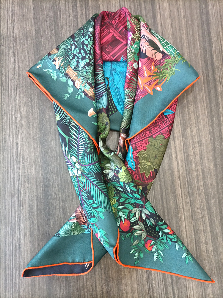 Travel Hair Accessories - Foulard in Seta 90CM da Donna,