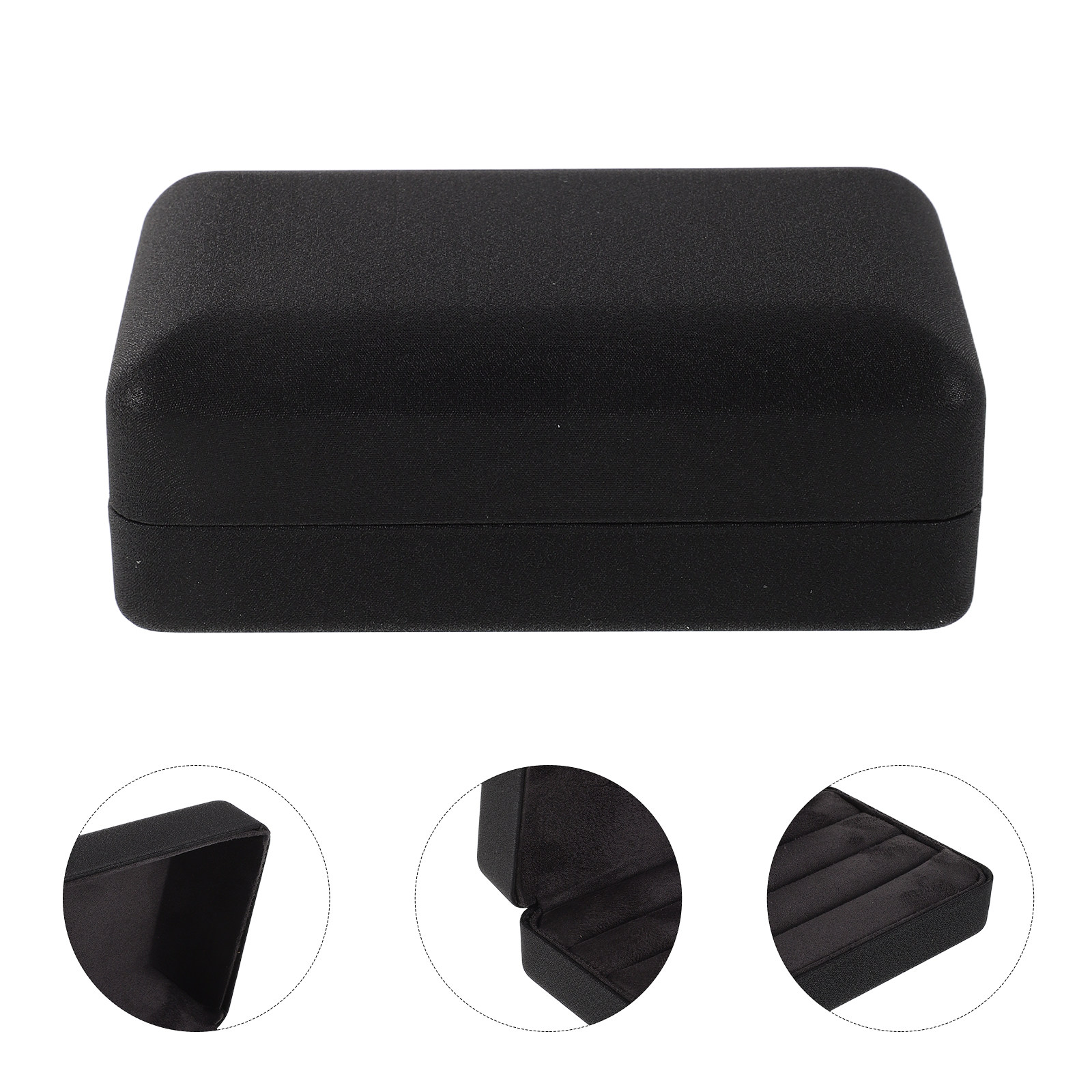 Accessories Travel Jewelry Box - Portagioie Portatile Nero per Anelli, Orecchini