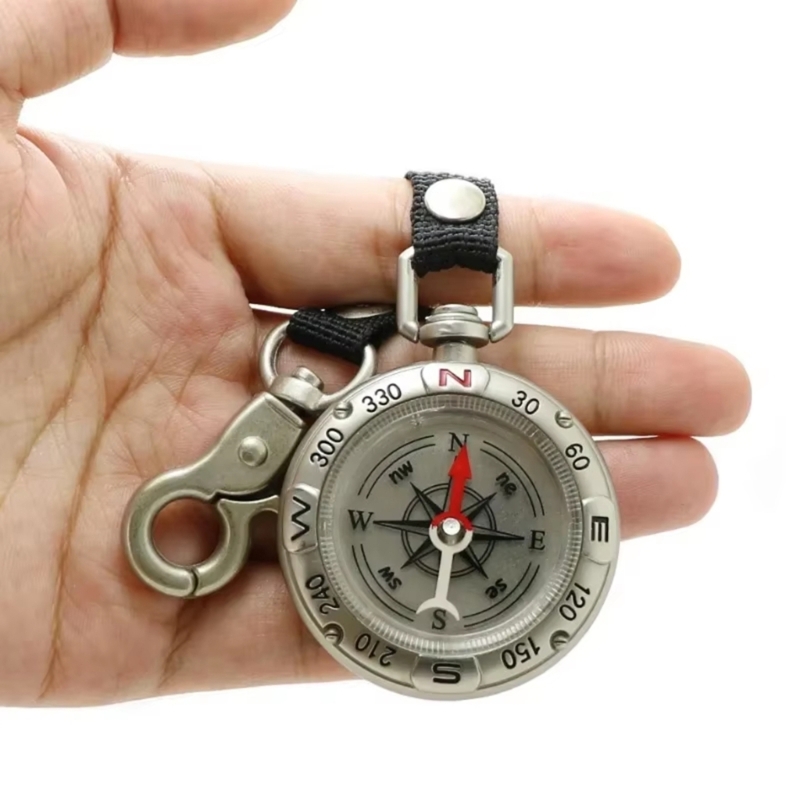 Travel Accessories And Gadgets - Mini Bussola con Cordino Portachiavi, Bussola