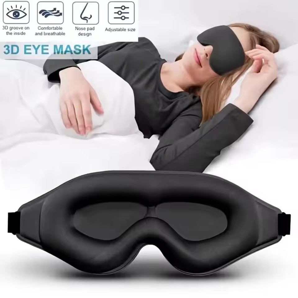 Travel Accessories Eye Mask - Maschera per Occhi 3D, Comoda e