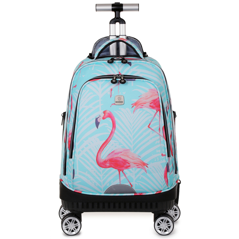 Travel Router Accessories - Zaino con ruote con ruote girevoli,
