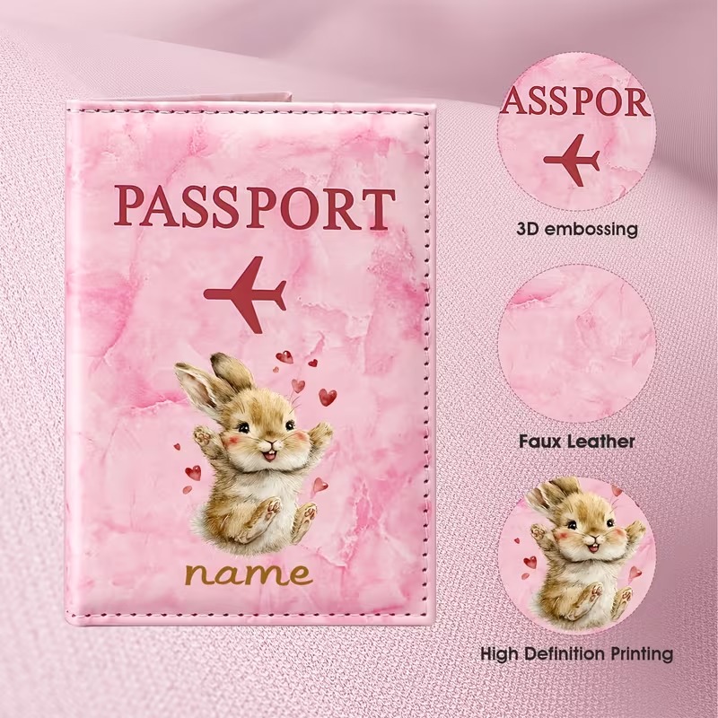 Travel Accessories Present - Porta passaporto in PU con design