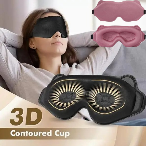 Maschera per Dormire 3D Blocca - Travel Accessories Eye Mask recensione e prezzo