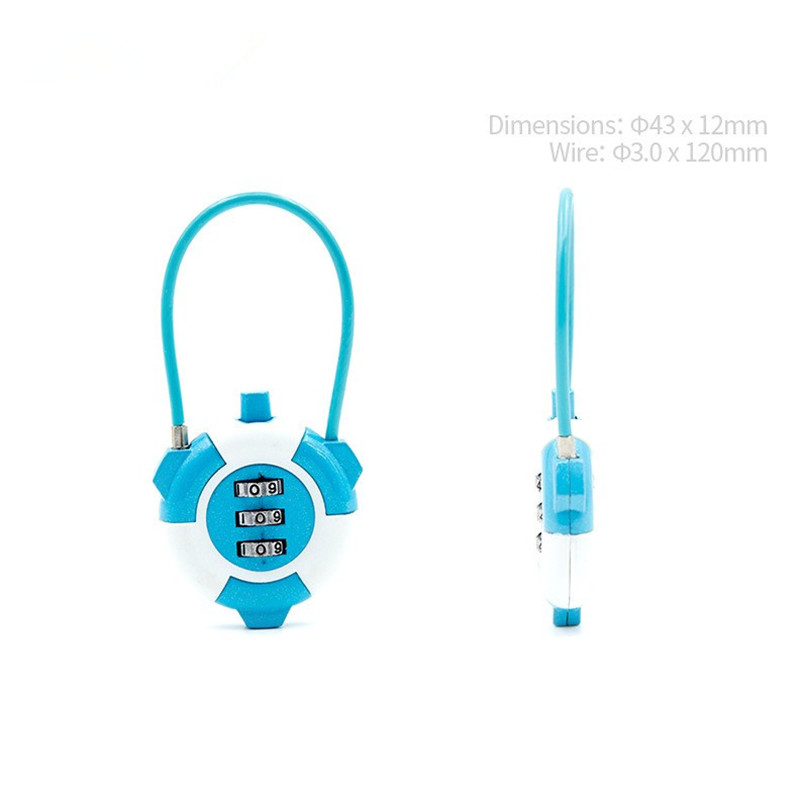 Lucchetto a Combinazione a 3 C - Cable Lock Combination recensione e prezzo