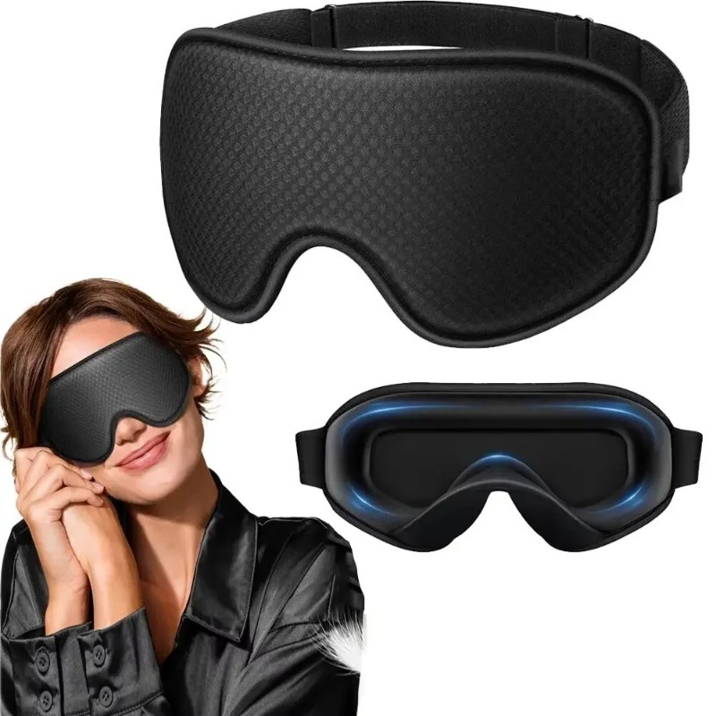 Maschera per Dormire 3D Oscura - Travel Accessories Eye Mask recensione e prezzo