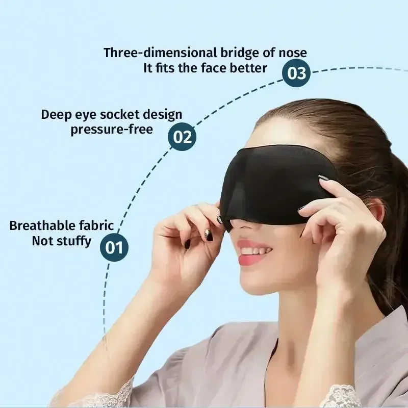 Maschera per Dormire, Mascheri - Travel Accessories Eye Mask recensione e prezzo