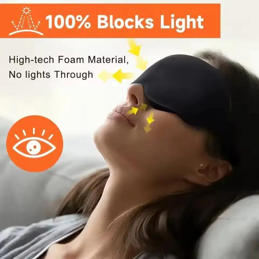 Nuova Maschera per Dormire 3D  - Travel Accessories Eye Mask recensione e prezzo