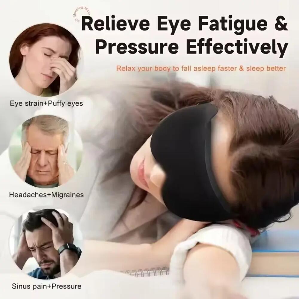 Nuova Maschera per Dormire 3D  - Travel Accessories Eye Mask recensione e prezzo