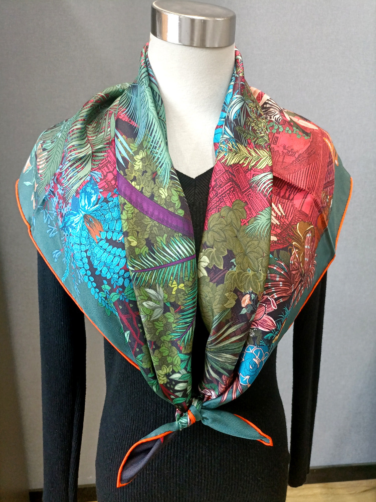 Foulard in Seta 90CM da Donna, - Travel Hair Accessories recensione e prezzo