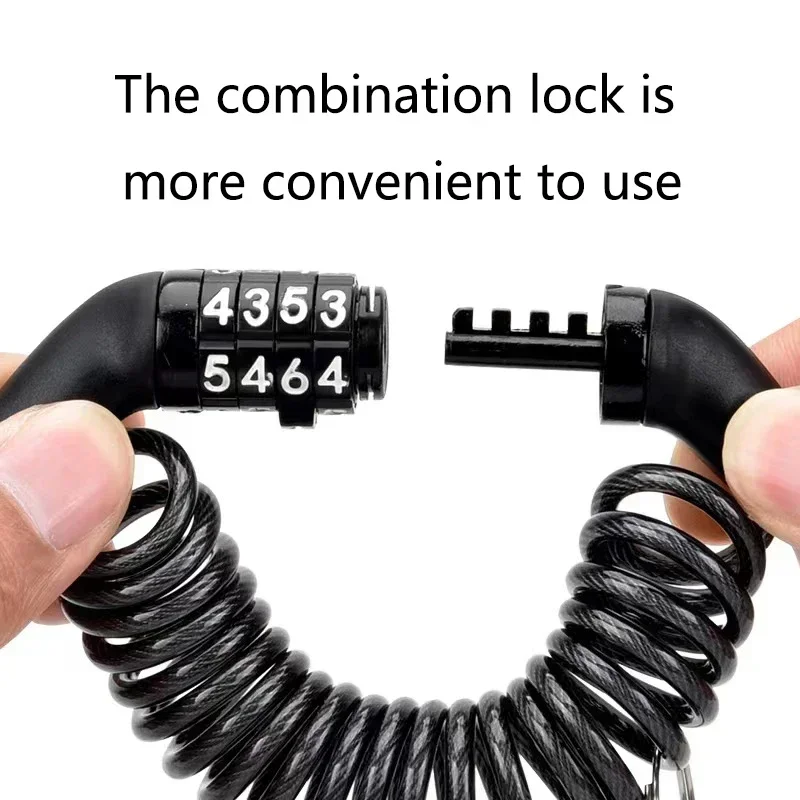 Lucchetto Antifurto per Moto e - Cable Lock Combination recensione e prezzo