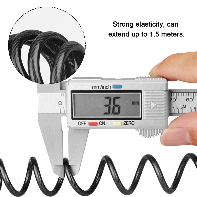 Catena Antifurto per Moto e Bi - Cable Lock Combination recensione e prezzo