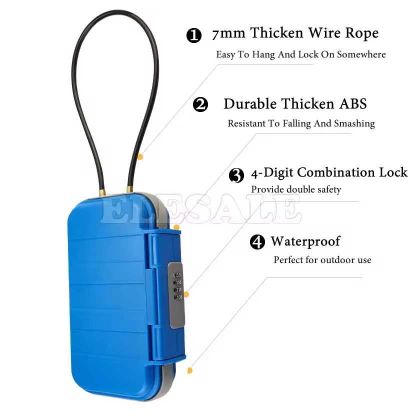 Cassetta di sicurezza da spiag - Cable Lock Combination recensione e prezzo