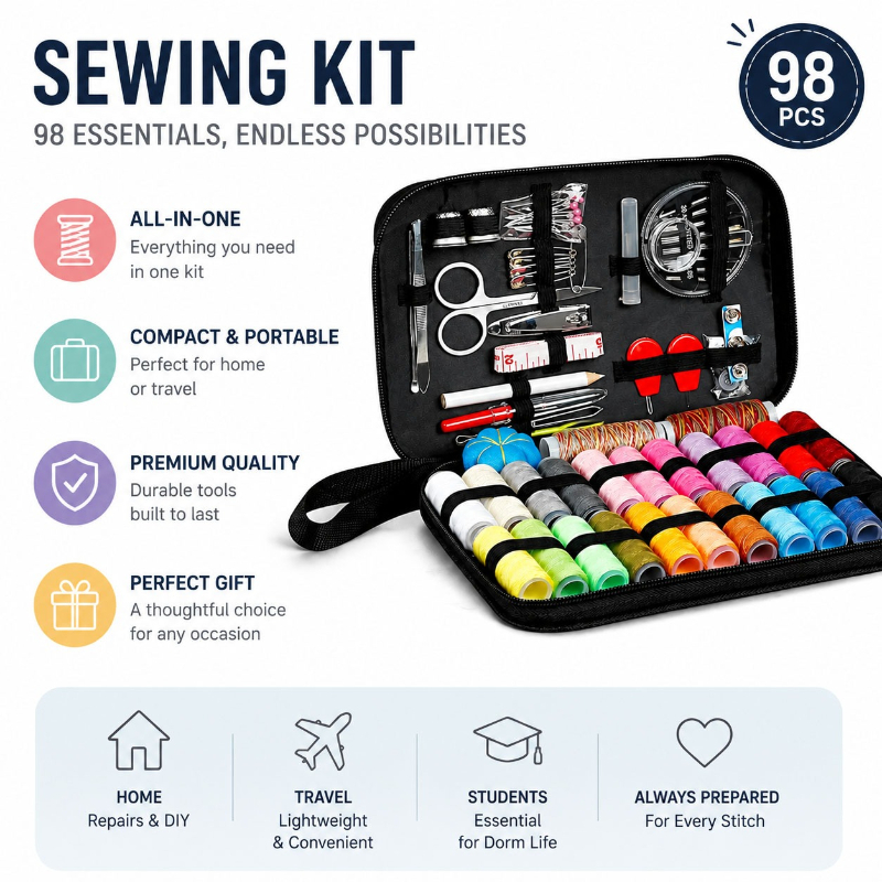 Set di Accessori per Cucito 68 - Travel Accessories Store recensione e prezzo