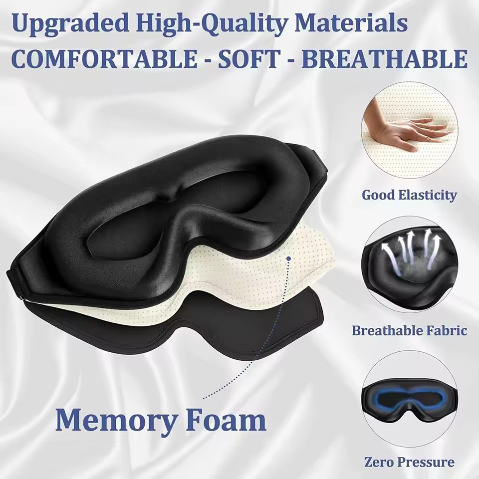 Maschera per Occhi 3D, Comoda  - Travel Accessories Eye Mask recensione e prezzo