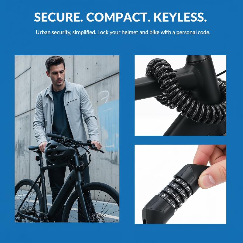 Cavo di Sicurezza per Casco Mo - Cable Lock Combination recensione e prezzo