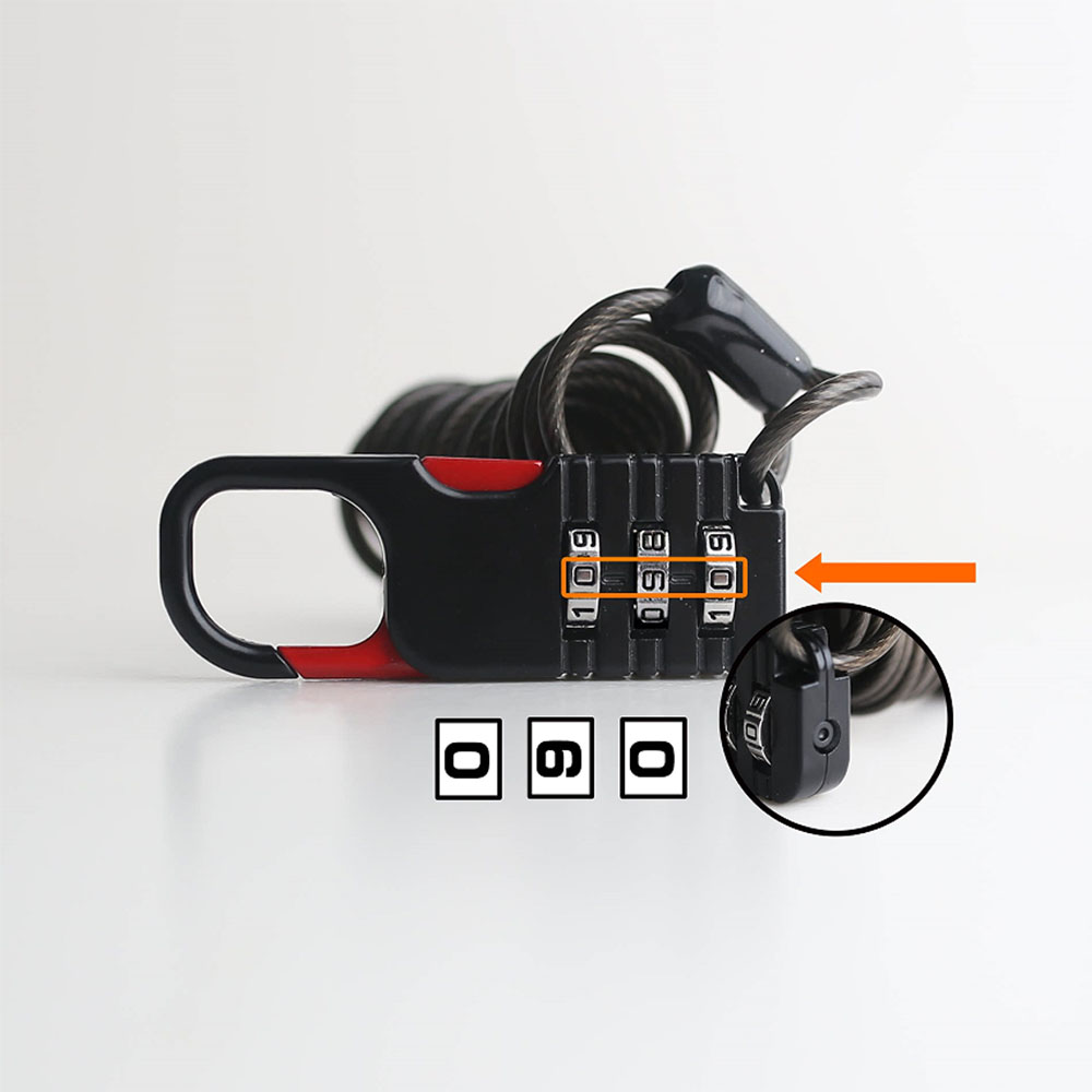 Lucchetto a Combinazione a 3 C - Cable Lock Combination recensione e prezzo
