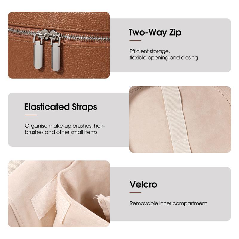 Borsa per il Trucco in Pelle P - Travel Accessories Toiletry Bag recensione e prezzo
