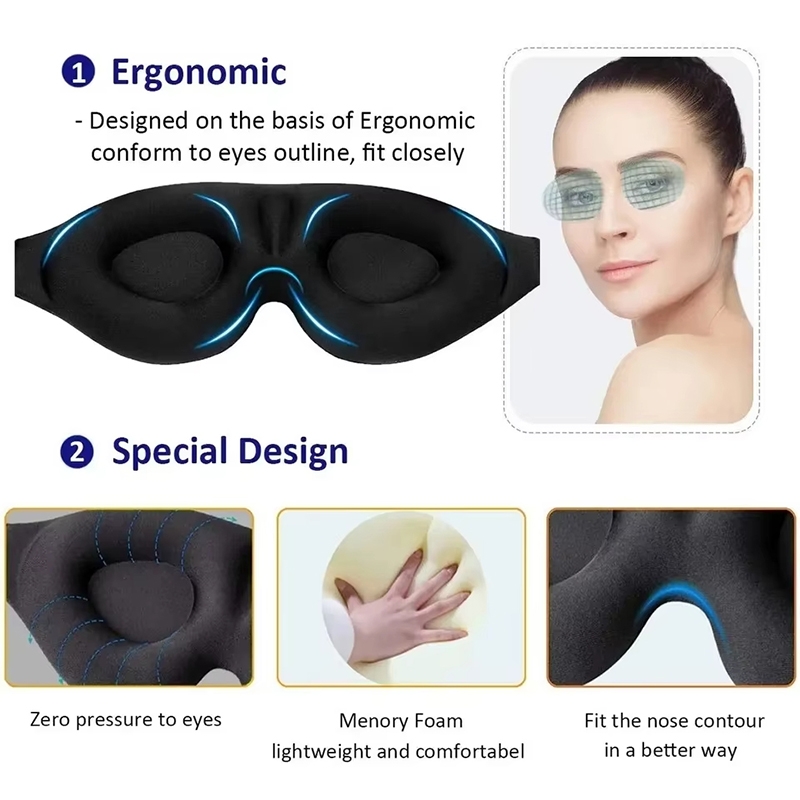 Mascherina per Dormire in Memo - Travel Accessories Eye Mask recensione e prezzo